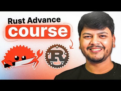Learn Rust Advance Programming π¦| Build CLI Tool & Rust Backend Projects | Notes Included | Hindi