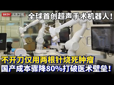 全球首创超声手术机器人!仅用两根针自动导航,烧死肿瘤隔天就出院,成本骤降80%打破医术壁垒,普通医生也能是主任水准!【为你喝彩】