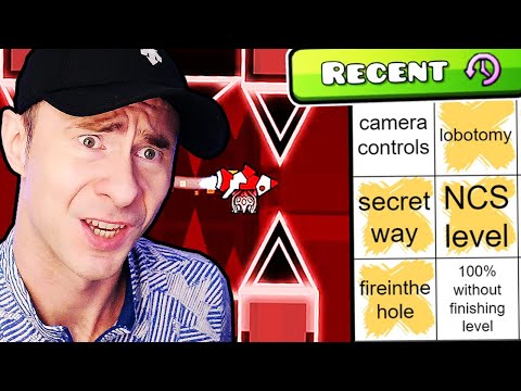 RECENT TAB BINGO but I get BLOODBATH - Geometry Dash 2.2