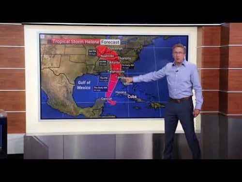 LIVE UPDATE: 5 p.m. Advisory on Helene with Hurricane Expert Dr. Rick Knabb