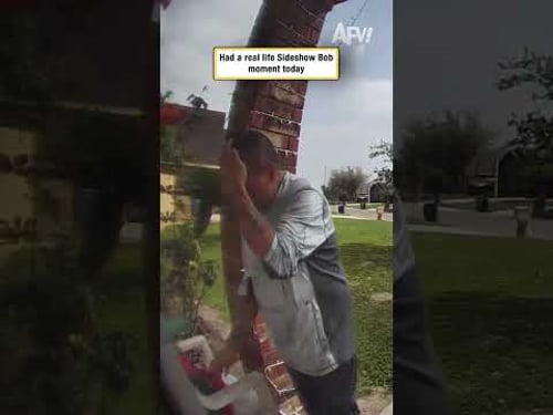 Had a real life Sideshow Bob moment today