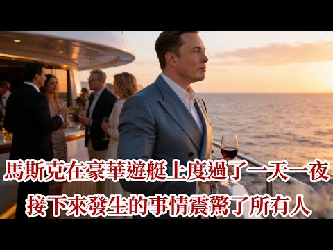 馬斯克在豪華遊艇上度過了一天一夜,接下來發生的事情震驚了所有人#馬斯克 #SpaceX #溫情故事