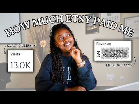 What Happened My First 90 Days on Etsy (No Ads or Social Media)