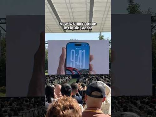 New iOS26 Lock Screen is crazy! #wwdc25