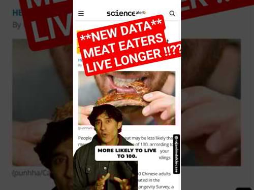 MEAT EATERS LIVE LONGER -**New Study**