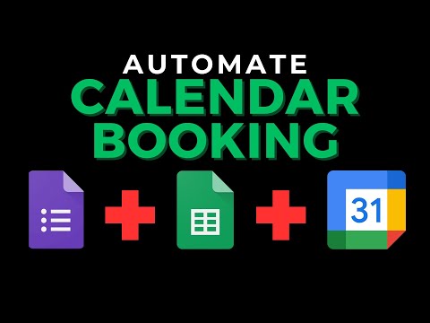 ๐
How to Build an Automatic Appointment Booking System (Google Sheets/Forms/Calendar)