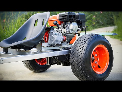 I'VE HAD AN IDEA! I'LL BUILD A CAR FROM A WATER PUMP ENGINE.