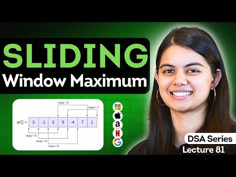 L81. Sliding Window Maximum | Queue