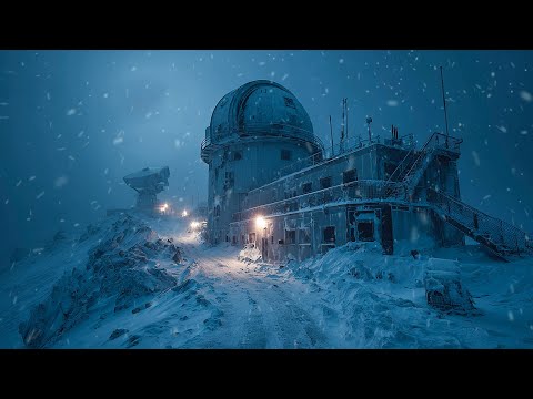 Heavy Winter Storm & Wind Sounds for Sleeping | Cold Ambience | Snow Storm White Noise