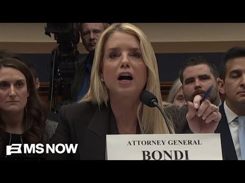 ‘Trainwreck and disaster’: AG Pam Bondi slammed over testimony for DOJ's handling of Epstein Files
