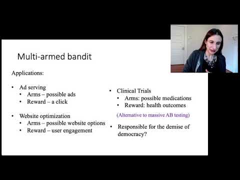 Multi-Armed Bandits 1 - Algorithms