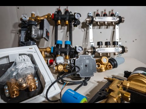 Выбор коллектора и узлов смешения теплых полов. Решения по применению.