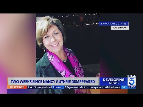 Law enforcement block road near Nancy Guthrie's home as investigation into her disappearance continu