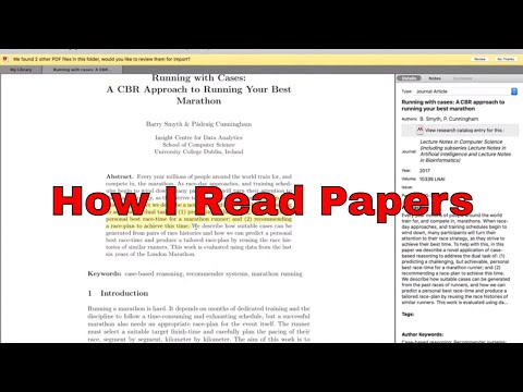 How to read a research paper | search for and read papers with me | phd student advice