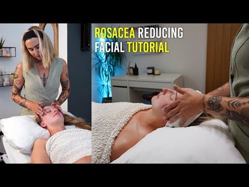 Facial Massage Tutorial To Help Reduce Rosacea (Red Skin)