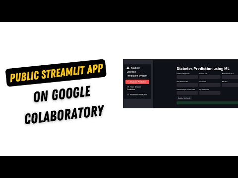 Deploy Streamlit app on Google Colaboratory as public app | Ngrok | Python #streamlit