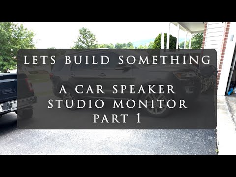 Car Speaker into shelf speakers PT1