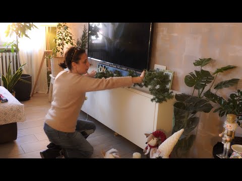 Cozy Christmas atmosphere in a village house | Grandma's cake, Let's plant tulips