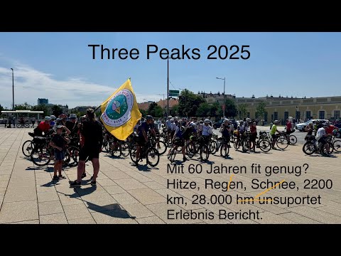 Three Peaks Bike Race 2025 mit 60 J. Fit genug?