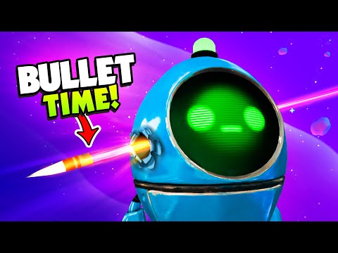 Saving ROBOTS From Bullets By STOPPING TIME! - Time Stall VR