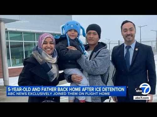 5-year-old and dad back home in Minneapolis after release from detention center