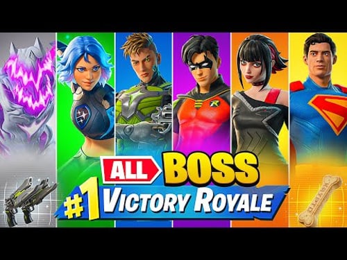 Winning With *EVERY* SEASON 3 BOSS in Fortnite!