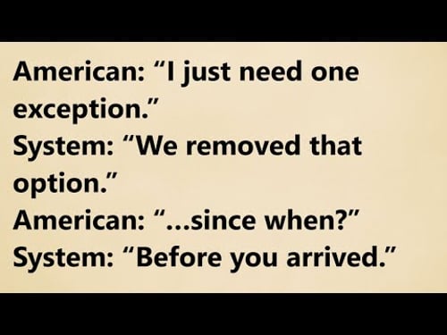 Why American Confidence Fails Outside the US
