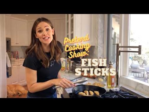 Pretend Cooking Show: Fish Sticks