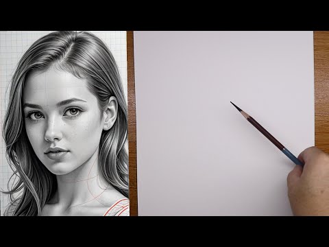 How to draw easy face for beginners with these Technique | Easy Portrait Drawing Tutorial