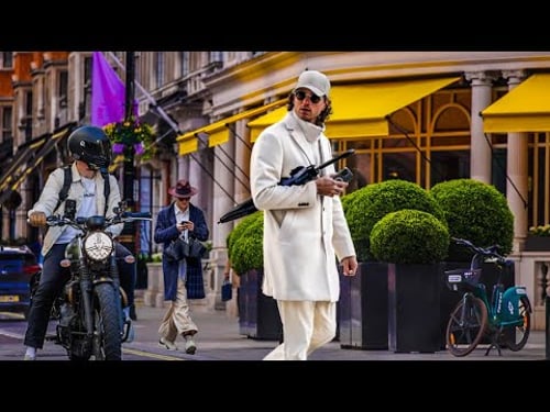 Men's Street Style Fashion in Spring 2024 - High Quality Cinematic Video