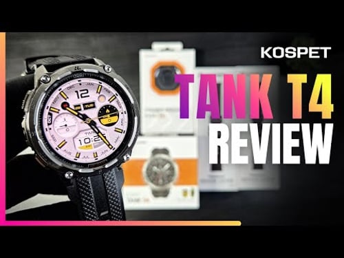 Kospet Tank T4 REVIEW – Dual-Band GPS, Offline Maps & 50-Day Battery!