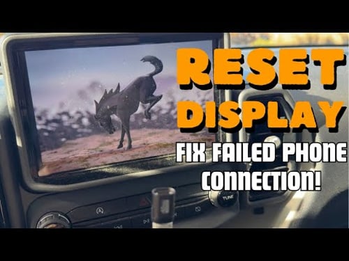 How to Reset Bronco Sport Infotainment Center Display: Fix Android Auto CarPlay Not Working