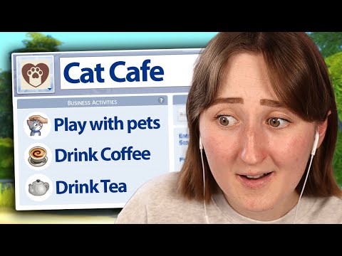 I tried running a CAT CAFE in The Sims 4