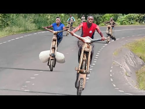 A Day in the Life of an African Wooden Scooter Crew