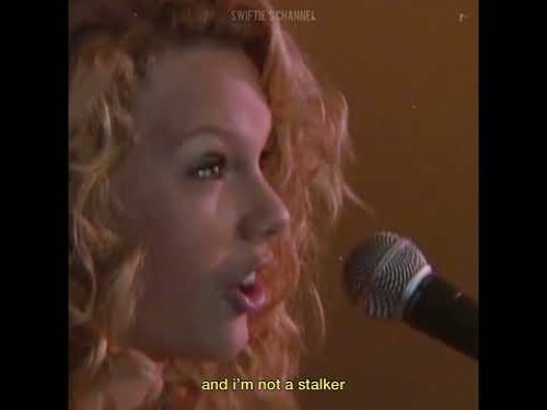 “I’M NOT A STALKER” - Taylor Swift talks about “Tim McGraw”