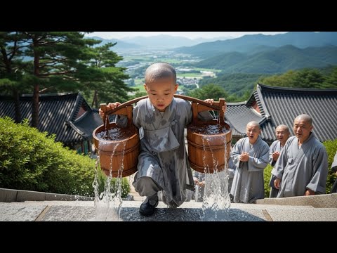 “매일 물을 산꼭대기에 길어 올리던 동자승, 그 이유가 밝혀진 날, 절이 흐르는 눈물로 흘러내렸다.”