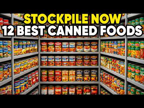 12 Best Canned Foods To STOCKPILE Before SHTF