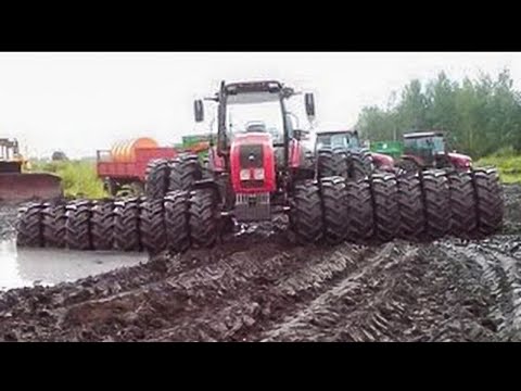 Extreme Tractor Stuck In Mud Compilation | Amazing Tractor Operator Skills #4