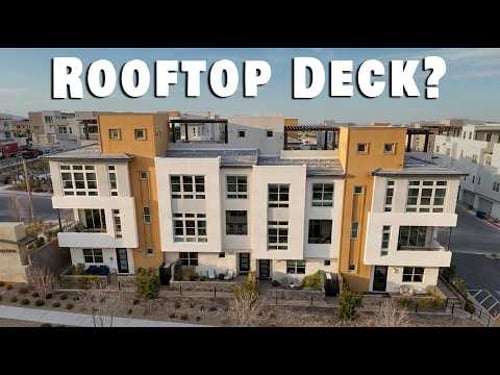 Inside a $577K Modern Townhome with Rooftop Deck in Las Vegas!
