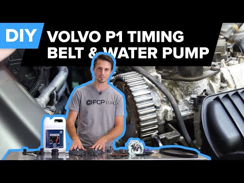 Volvo P1 Timing Belt and Water Pump Replacement DIY - (C30, C70, S40, & V50) 2005-2013* RNC Engine