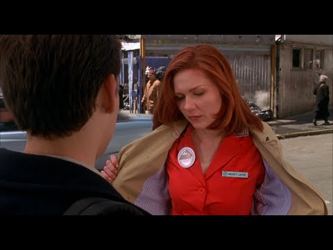 The moment you realize it's 2002 and your actor is dialing it up to 11