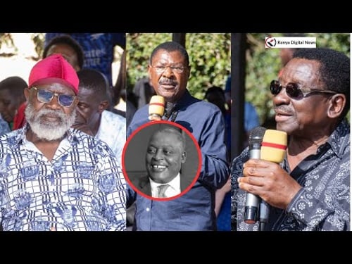Wetang'ula, Orengo, Wajackoyah and Luhya Leaders Condole With Late Cyrus Jirongo's Family