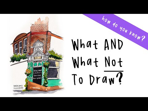 Sketch Less, Say More: Minimalist (Pub) Sketching πΊ