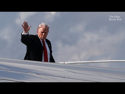 Live: President Donald Trump departs DC with Melania Trump to spend Thanksgiving in Florida