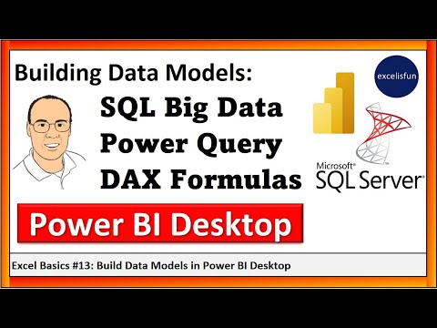 MS 365 Excel Basics #13: Power BI Dashboard from 7 Million Rows of SQL Data and DAX Formulas