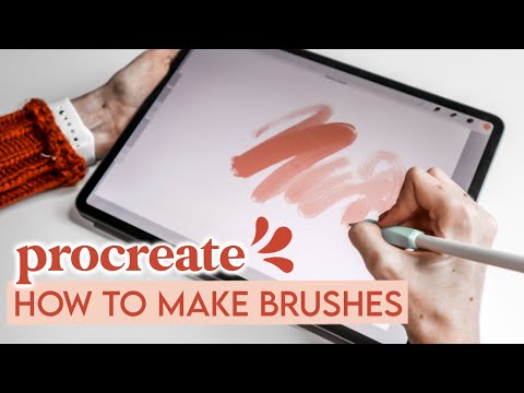 How to Make Procreate Brushes EASY - Stamp, Rainbow, and Watercolor Procreate Brushes