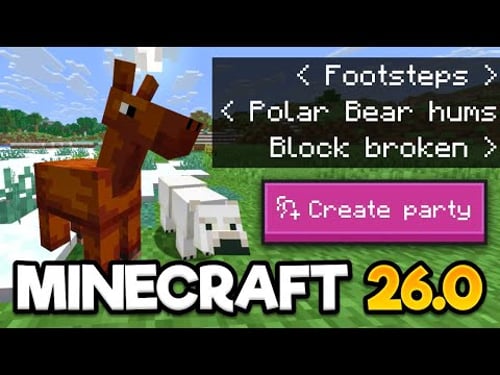 Minecraft 26.0 Is OUT NOW!