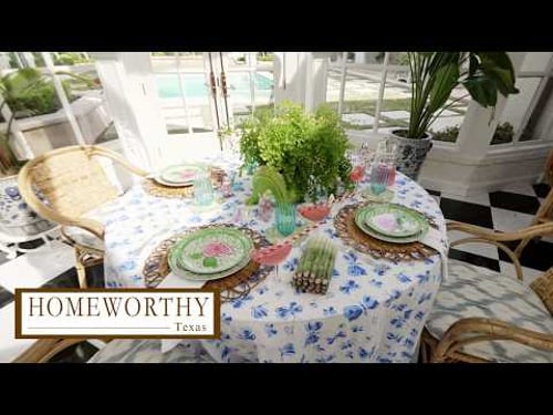 TEXAS HOUSE TOUR | Spring Tablescapes with Courtney Petit + Amazing China Closet