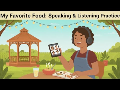 My Favorite Food | Easy English Speaking & Listening Practice (A1–A2)
