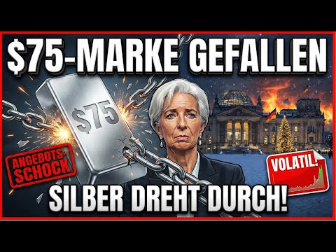 SILBERPREIS REKORD 75 DOLLAR durchbrochen – Goldpreis zieht nach